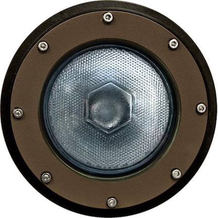 Dabmar Lighting Dabmar Lighting DW4751-BZ Cast Aluminum In-Ground Well Light with PVC Sleeve; Bronze DW4751-BZ